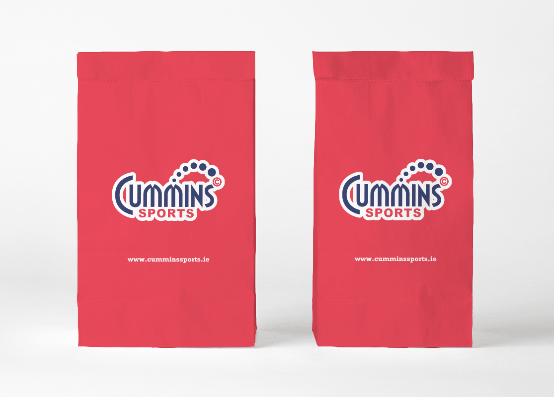counter paper bag design mock up